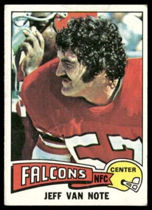 Jeff Van Note 1975 Topps #298 Atlanta Falcons RC Football Karte - Bild 1 von 2