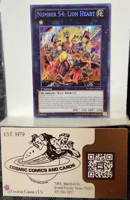 Number 54: Lion Heart NUMH-EN026 Number Hunters 1st Edition - Image 1 of 2