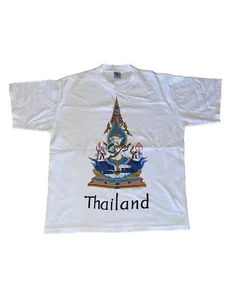 The Best Quality Thailand Graphic Tee T-Shirt Souvenir Short Sleeve Adult Small - Picture 1 of 5