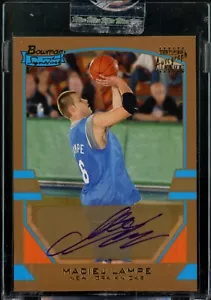 2003-04 Bowman Signature Maciej Lámpara Novato #74 Autógrafo 20/99 New York Knicks - Imagen 1 de 2