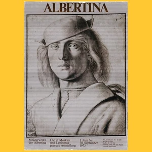 1973 Art Masterpieces of Albertina Museum Vienna vintage print poster lithograph - Picture 1 of 10