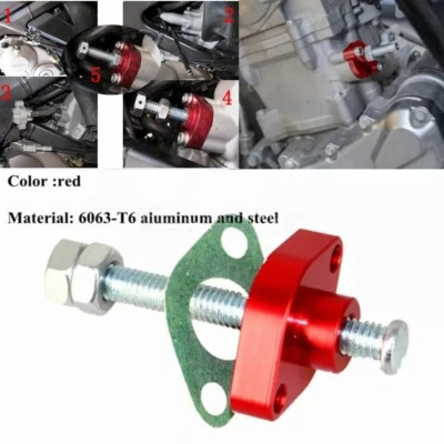 Ajustador tensor de cadena de leva de aluminio para Kawasaki Off-Road Kl 250 Street Ex 500 Foto 1 de 4