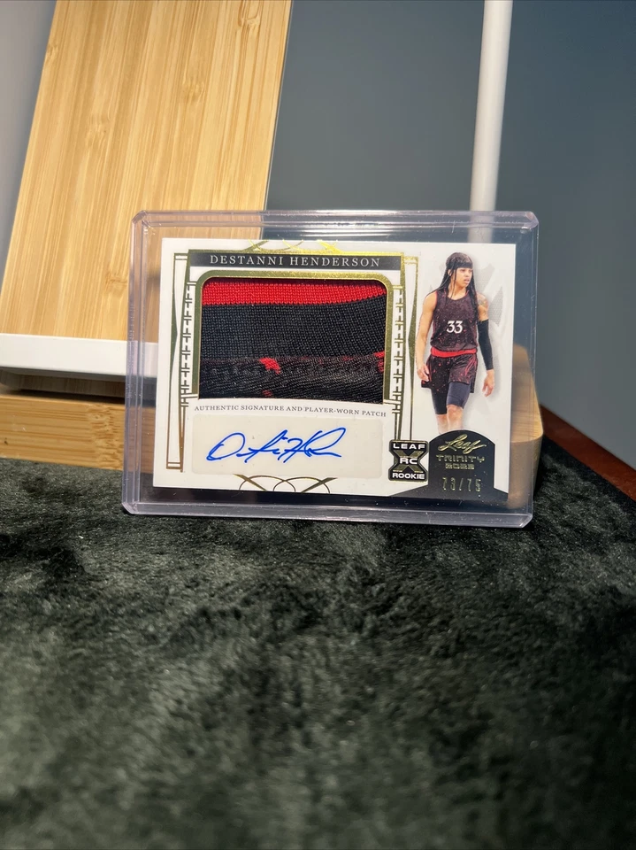 2022-23 TrinityLeaf DESTANNI HENDERSON Gold Leaf Auto 73/75 - Image 1 of 2