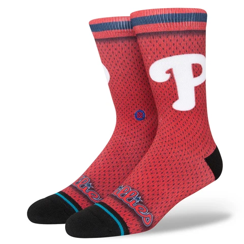 Philadelphia Phillies BP PHI Jersey Stance MLB Baseball Socks Large Men's 9-13 Cover
