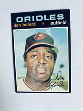 1971 Topps Baseball Don Buford Baltimore Orioles Card #29
