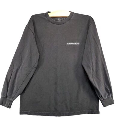 Honolua Men's Hawaii Surfboard Graphic T-Shirt Black Small Long Sleeve — 第 1/4 张图片