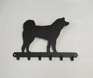 Akita Llavero Metal Perro con 6 Ganchos Hecho de Acero 2mm, Regalo - Imagen 1 de 18
