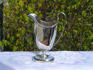 ANTIQUE LONDON, CIRCA 1788 STERLING CREAMER CREAM PITCHER, HENRY CHAWNER  - Picture 1 of 10
