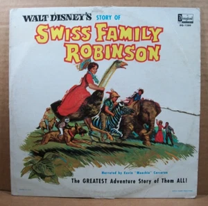 Walt Disney - Swiss Family Robinson (LP, Disneyland Records) DQ-1280 - Picture 1 of 8
