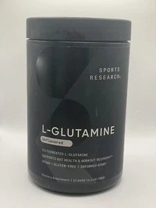 Sport Research L-Glutamine, Unflavored, 1.1 lbs (500 g) new sealed! - Picture 1 of 4