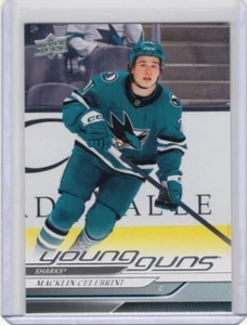2024-25 UD Series 2 Young Guns Macklin Celebrini RC #451 YG - SAN JOSE SHARKS - Picture 1 of 2