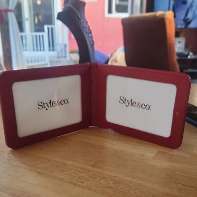 Style & Co. Double Red Photo Frame - Image 1 of 4