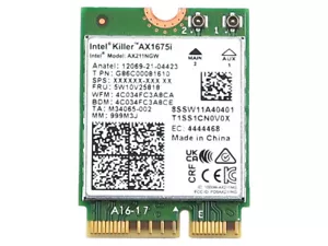 INTEL AX211NGW M.2 2230 PCI-E 802.11AX WIFI 6E BLUETOOTH 5.3 CARD G86C00081610 - Picture 1 of 2