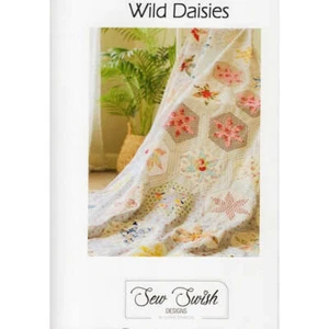 Sew Swish Designs - Wild Daisies Pattern and Template - Bild 1 von 4