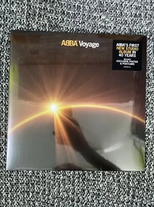 Abba Lp SEALED Voyage 2021 Poster & Postcard Original Press - Picture 1 of 3