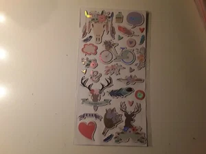 STICKER~CHIPBOARD~SPANHOLZ AUFKLEBER-FOLIERT-GLITZER-FÜR STAMPIN UP KARTEN BOXEN - Bild 1 von 2