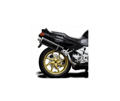 HONDA 750 VFR RC36 -90/93- SILENCIEUX ECHAPPEMENT OVALE CARBONE HAUT 450 mm-DELK - Imagen 1 de 4