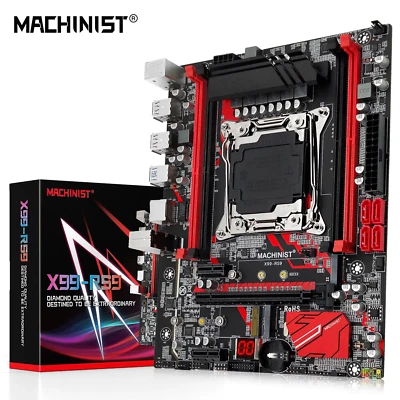 RS9 X99 Motherboard Support Xeon E5 V3 V4 LGA 2011-3 CPU Processor DDR4 RAM Four - Image 1 of 4