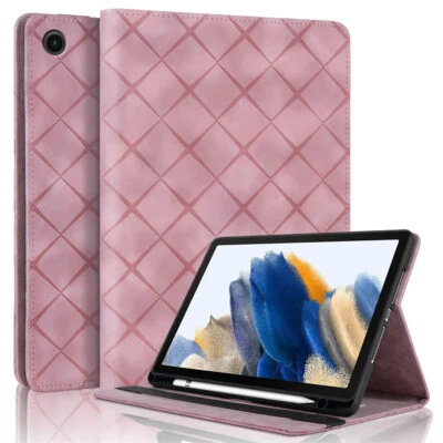 Funda con soporte de cuero para tablet Samsung Galaxy Tab A9 Plus A8 S10 S9 FE S6 Foto 1 de 4