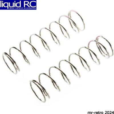 Tekno RC 6090 Shock Spring Set 1.6x9.0T 80mm Pink 4.80 lb/in - Image 1 of 2
