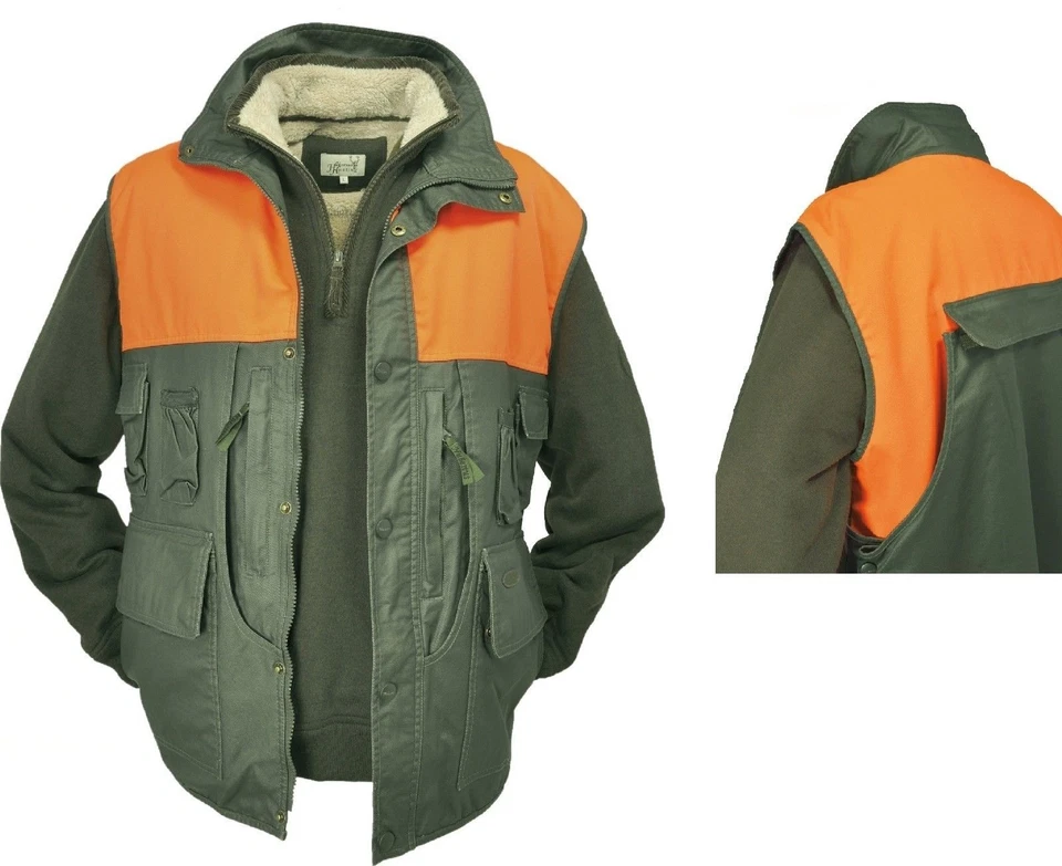 Multi-Funktionsweste Jagdweste Schieß + Signalweste Wachs finished            XL - Bild 1 von 4