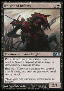 MTG KNIGHT OF INFAMY FOIL - CAVALIERE DELL'INFAMIA - M13 - MAGIC - Bild 1 von 1