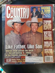 Country Weekly Magazine JUNE 25, 2002 GEORGE STRAIT/ NICE IN PLASTIC BAG - Picture 1 of 1