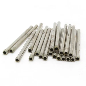 20Pcs 3.5mm Super-thin Diamond Drill Bits Coated Hole Saws for Drilling Stones - Picture 1 of 12