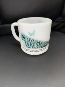 Vintage 1966 The Green Hornet Kato Federal milk glass MUG Cup Television Show - Picture 1 of 5