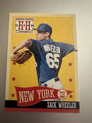 2013 Panini Hometown Heroes - Short-Print Zack Wheeler #268 (RC) - Image 1 of 2
