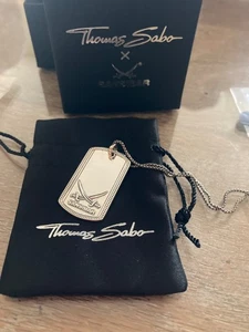 Thomas Sabo x Sansibar Dog Tag Silver Pendant bnib - Picture 1 of 5