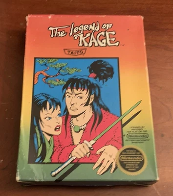 Legend of Kage Nintendo NES CIB Complete W/ Manual Taito Five Screw 1987 Rare! - Image 1 of 4
