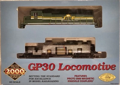 HTF NOS Life Like HO Proto 2000 Hudson Bay Railway GP30 II EMD Locomotive DCC - Image 1 of 4