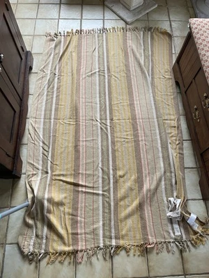 Quiksilver 100% Cotton Towel, With A Carrier Handle, 6ft Blanket Stripes Towel - Image 1 of 4