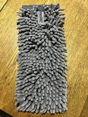 Полотенце для рук Norwegianx шениль серое микрофибра для ванной и кухни - Изображение 1 из 4