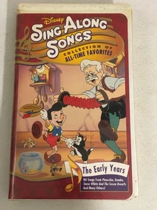 Disney Sing Along Songs VHS Video Tape The Early Years Pinocchio - Picture 1 of 3