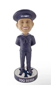 June 6 2025 Yogi Berra New York Yankees US Navy Bobblehead SGA NIB - Picture 1 of 4
