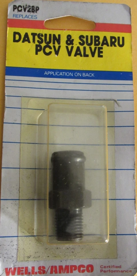 Wells PCV2BP 1965-1982 Datsun Modelos 4 y 6 cil. Camión LUV Subaru con válvula PCV Foto 1 de 4