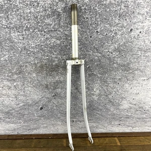 Vintage Peugeot Road Bike Fork 27 in Threaded Steel French 70s 80s 25.0mm - Picture 1 of 21