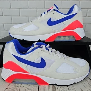 ✅ NEU Nike Air Max 180 2024 Ultramarine Herren Größe 14 Weiß Selten FJ9259-100 ✅ - Bild 1 von 10