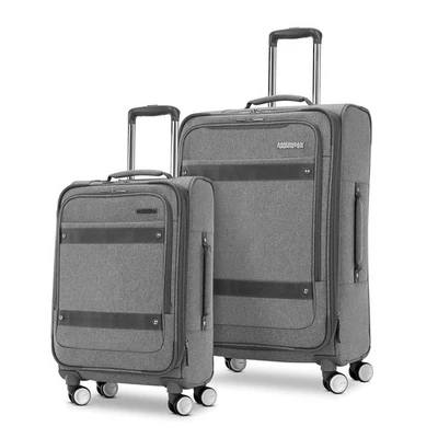 Whim Softside Expandable Luggage with Spinners, Grey, 2PC SET (Carry-on/Medium) - Image 1 of 4