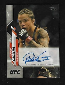 2020 TOPPS UFC CLAUDIA GADELHA AUTOGRAPH. LOOK!!! - Picture 1 of 2