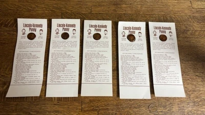 1969-D Lincoln- Kennedy  keepsake   Lot of 5 sold individually and uncirculated  - Image 1 of 2