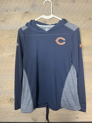 Chicago Bears Under Armour Combine Authentic Hoodie Womens XS Blue - Image 1 of 4