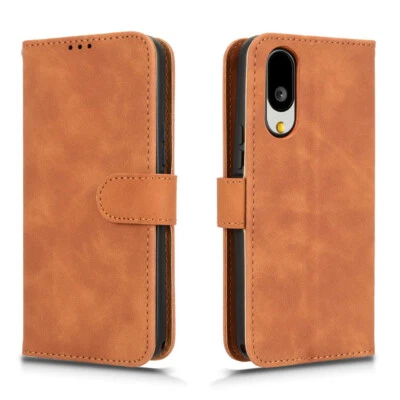 For Sharp Basio Active 3, Luxury Flip Leather Wallet Stand Card Slots Case Cover - Image 1 of 4