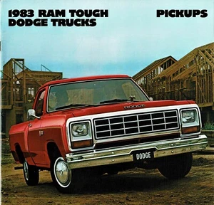 1983 Dodge Ram Tough D150 D250 D350 W150 W250 W350 Pickup Truck Sales Brochure - Picture 1 of 1