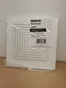 Broan-Nutone BP90 Replacement Grille for 663 670 671 688 689 - 9x9-1/4 White New - Picture 1 of 7