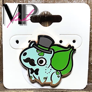 Pokemon Enamel Pin Brooch Collectible Lapel Backpack BULBASAUR GENTLEMON CLUB - Picture 1 of 5