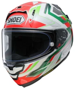 SHOEI X-15 Helmet M X-Fifteen ESCALATE TC-4/X15 Motorcycle Full Face Green/Red - Picture 1 of 10