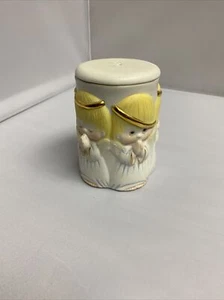 Vintage Ceramic Hallmark Angels Candle Holder Christmas Décor - Picture 1 of 8
